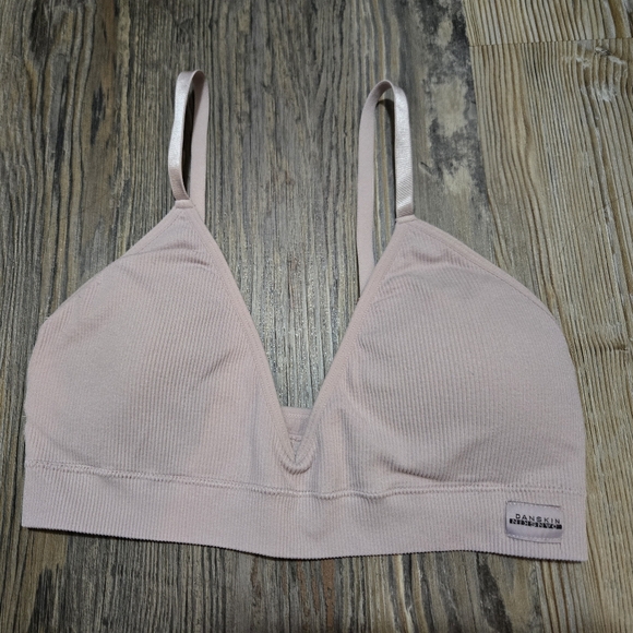 Hanes Other - Danskin, Size L, Women's, Seamless Ribbed Bralette in Light Pink, Good Shape.